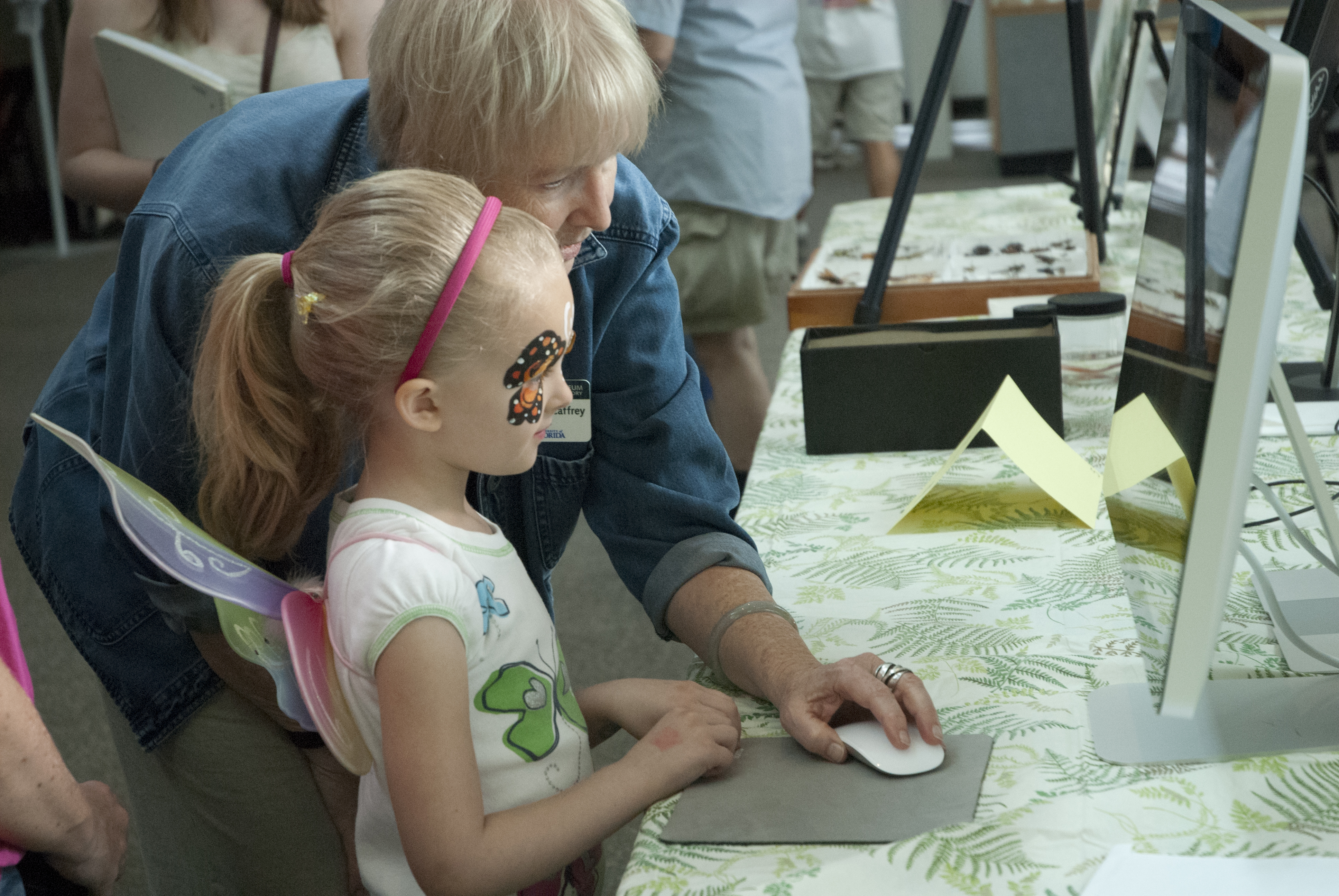 Joanna with young digitizer